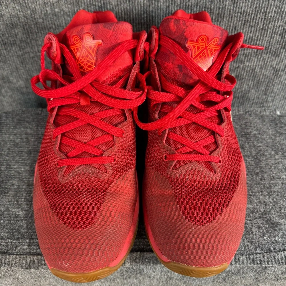Nike Zoom Rev 2017 University Red Gum Basketball Shoes 906874-600 Mens 11